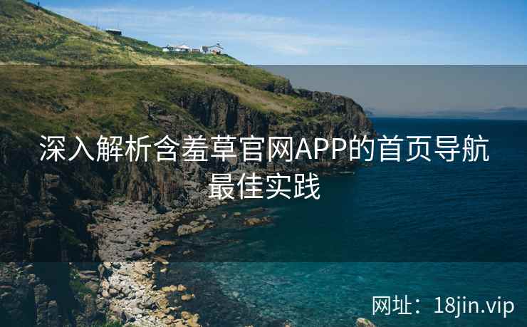 深入解析含羞草官网APP的首页导航最佳实践